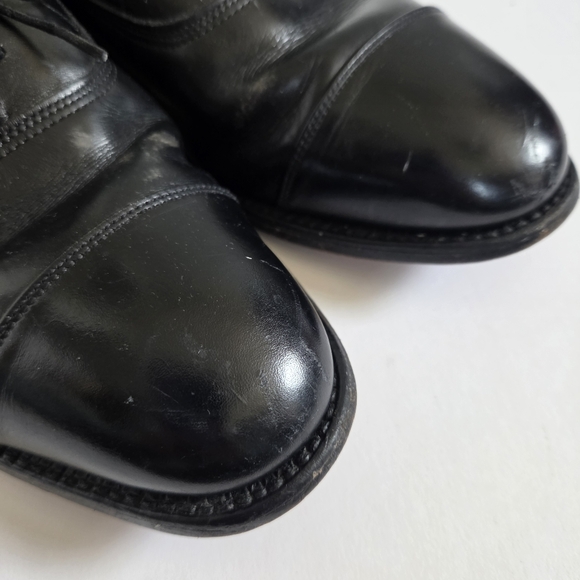 Allen Edmonds Park Avenue Cap Toe Oxford dress shoes black mens size 7 - Picture 8 of 8